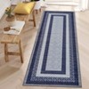 Abstract Washable, Area Rug for Living Room, Soft Low-Pile Bedroom Rug, Minimalist Border Stain Resistant Carpet for Dining Room Kids Playroom - 3 of 4