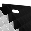 YIYIBYUS 50-slot Blueprint Organizer, Roll File Storage Holder, Movable Roll File Cart - 4 of 4