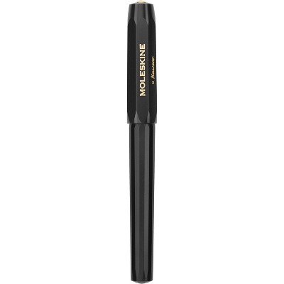 Moleskine/Kaweco Ball Pen Black: 1.0mm Rollerball, Blue Ink, Stationery & Office, Includes Case