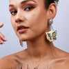 SOHI Women's California Gold Party Drop Earrings - 3 of 4
