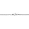 Black Bow Jewelry 1.25mm 14k White Gold Solid Franco Chain Necklace - 4 of 4