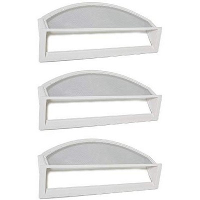Nispira Lint Trap Screen Filter Replacement Compatible with Dryer GE Parts WE18M28, WE18X25100, WE18M30, WE18M53, Fits DBSR463EG0WW. 3 Filters