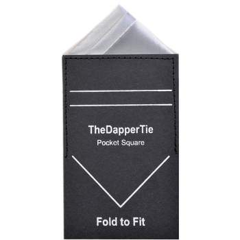 TheDapperTie - Men's Trifecta Triangle Pre Folded Pocket Square