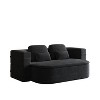 Maliang 75'' 2-in-1 Foldable Sofa,Convertible Sleeper Foam Sofa Bed with Multi Functional Blanket,Lounge Sofa - 3 of 4