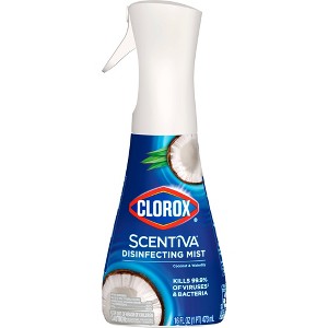 Clorox Scentiva Coconut & Waterlily Disinfecting Mist - 16 fl oz - 1 of 4