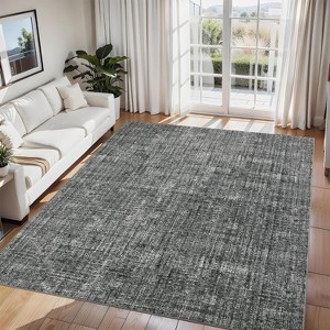Acekool Washable Area Rug, Non-Slip Modern Carpet for Living Room, Bedroom, Dining Room, Playroom, Office, Low Pile, Soft - 1 of 4