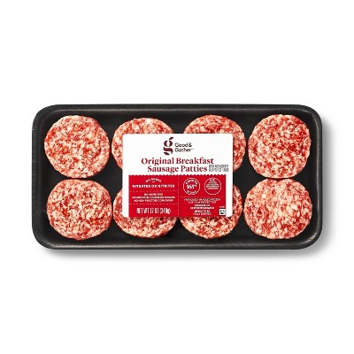 Original Breakfast Sausage Patties - 12oz - Good & Gather™