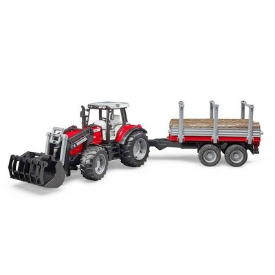 massey ferguson kid tractor with trailer