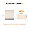 Unique Bargains Heavy Duty Adjustable Bed Accessories and Parts Rectangle Furniture Risers 4 Pcs - 2 of 3