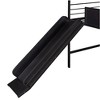 Twin Size Metal Loft Bed With Slide, Ladder, Two-Sided Writable Wooden Board House Bed Frame For Girls Boys No Box Spring Needed Bed Frame - 4 of 4