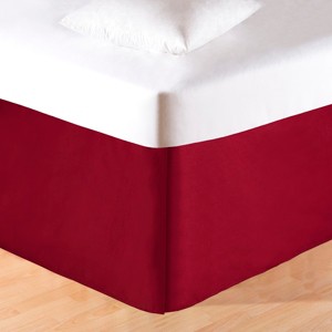 C&F Home Solid Red Twin Bed Skirt - 1 of 1
