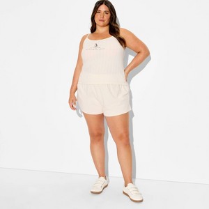 Women's Campus Mid-Rise Pull-On Shorts - Wild Fable™ - 1 of 3