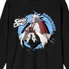 Shaman King Samurai Spirit Amidamaru Crew Neck Long Sleeve Men's Black Tee - 3 of 3