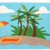 Jellybean Lost Island 20"x30" Doormat – Vibrant Island-Inspired Accent Mat for Indoor or Outdoor Use - 2 of 3