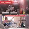 Pyle Multi-Instrument Guitar Stand Rack - Universal Compatibility for Acoustic, Electric & Bass Guitars, Powder-Coated Steel - 2 of 2