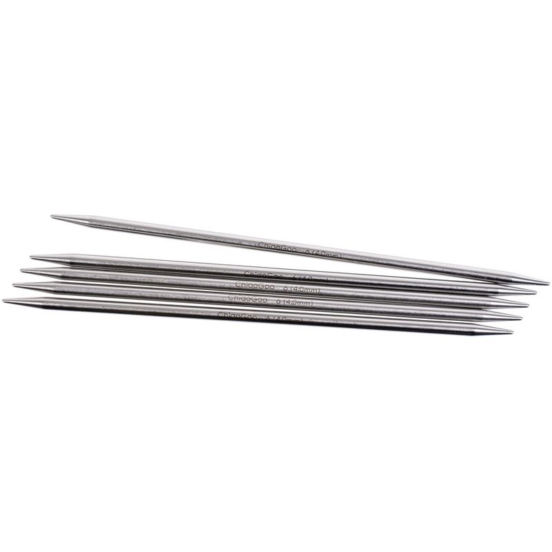 ChiaoGoo Double Point Stainless Knitting Needles 6" 5/Pkg-Size 6/4mm, 2 of 4