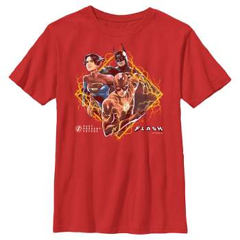 Boy's The Flash Past, Present and Future Superheroes T-Shirt