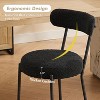 Swivel Bar Stools Set of 2, 30 Inch Upholstered Barstools, Comfortable Cushioned Seat and Backrest for Kitchen, Dining Room, Home Bar - 3 of 4