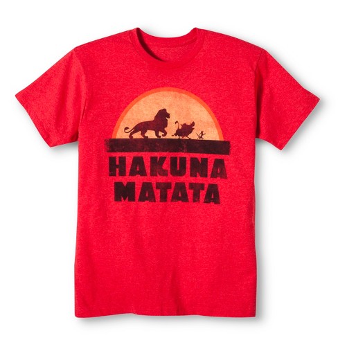 shirt disney target shirts graphic short bordeaux heather sleeve hakuna matata