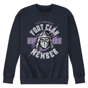 Men's - Teenage Mutant Ninja Turtles - Foot Clan Member Graphic Fleece Sweatshirt - 1 of 4