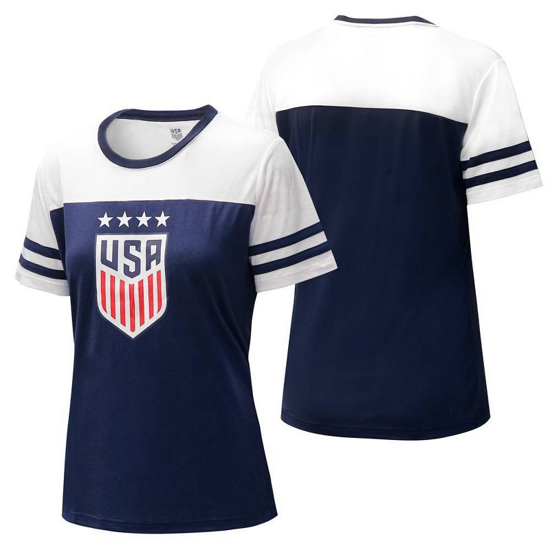 USA Soccer Women's World Cup USWNT Fashion T-Shirt, 3 of 4