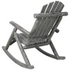Lyngins Oversized Outdoor Fir Wood Rocking Chair – 21" Wide Contoured Seat, Indoor/Outdoor Accent Chair/Patio Chair with Wide Seat & Tall Backrest - 4 of 4