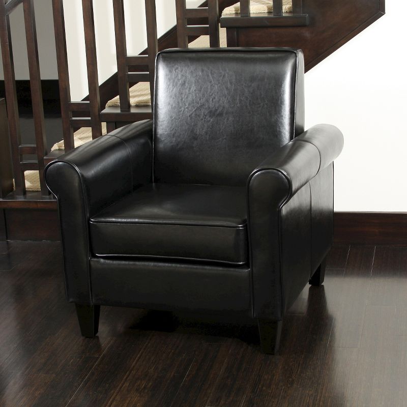 Freemont Bonded Leather Club Chair - Christopher Knight Home, 5 of 6