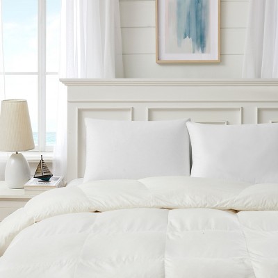 King Size Adjustable White Goose Down Hypoallergenic Pillow