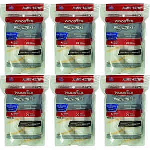 Wooster 4.5" Jumbo-Koter Pro/Doo-Z 1/2" Nap 6 Sets Of 2-Pack Roller Cover # RR303-4.5-6PK - 1 of 3