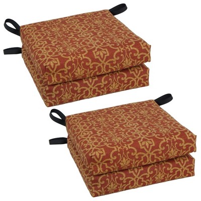 Blazing Needles, Set of 4 Outdoor Chair Cushions