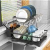2 Tier Dish Rack for Kitchen Counter Dish Drying Rack - 4 of 4