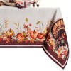 Elrene Autumn Heritage Turkey Engineered Tablecloth - Elrene Home Fashions - image 2 of 3