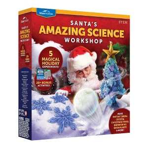 Blue Marble Santa's Christmas Science Workshop Science Kit with 5 Holiday-Themed Science Experiments for Kids Plus 20 Bonus Activities - 1 of 4