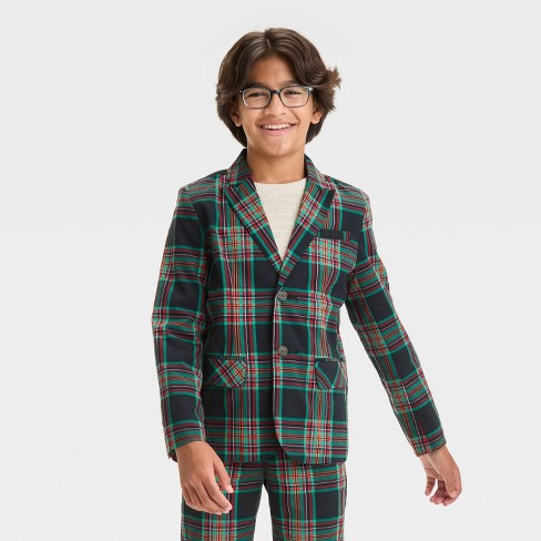 Boys Woven Blazer Cat Jack Black 10 Husky Target