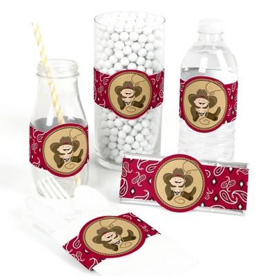 Cute Western Cowboy Pattern Baby Shower Wrapping Paper