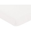Sweet Jojo Designs Gender Neutral Baby Fitted Crib Sheet Desert Sun Collection Solid Off White - 3 of 4
