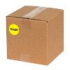 Tape Logic Labels "Trash" 2" Circle Fluorescent Yellow 500/Roll DL1275 - 3 of 4