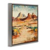 Stupell Industries Wild West Desert Impression Floating Frame Canvas Art - 2 of 4