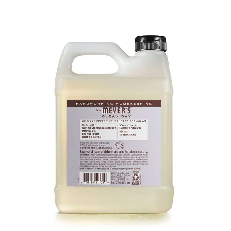Mrs. Meyer&#39;s Clean Day Lavender Liquid Hand Soap Refill - 33 fl oz, 3 of 6