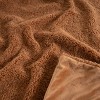 50"x60" Teddy Faux Shearling Lux Throw Blanket - Evergrace - 3 of 4