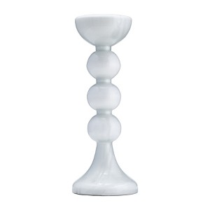 Glass Bubbly Candle Holder - Contemporary Tall Decorative Tabletop Holder for Tealights or Votive Candles - Elegant Event Decor - 1 of 4