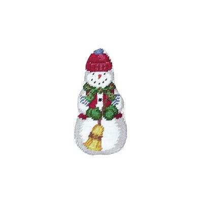 C&F Home Snowman Flatware Needlepoint Flatware Holder