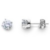 Pompeii3 1 1/4ct Diamond Studs 14K White Gold - 2 of 3