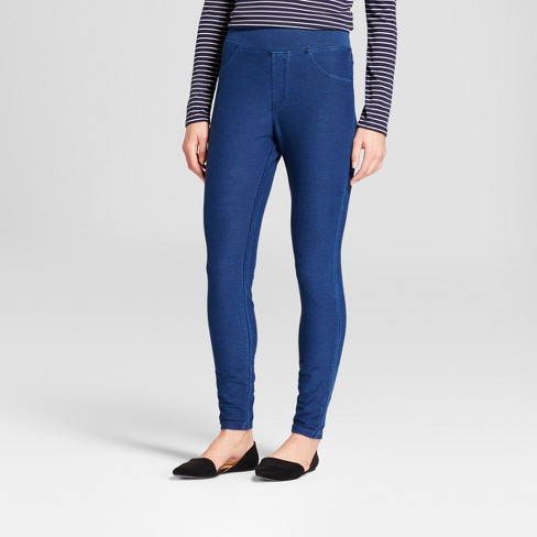 Women's High-Waist Jeggings - A New Day™ Blue L