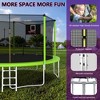Whisen 14FT Recreational Trampoline with Safety Enclosure for Outdoor/Indoor Sports, 5 W-Legs - 2 of 4