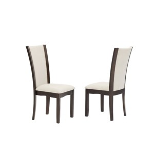 Brassex Set of 2 Aria Dining Chairs - 1 of 4