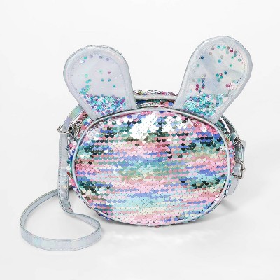 Girls' Sequin Bunny Crossbody Bag - Cat & Jack™ Pink