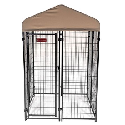 Lucky Dog Khaki Stay Series Studio Kennel 48 L x 48 W x 72 H