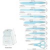 14 Pieces Fancy Rainbow Titanium Coating Kitchen Knife Set - 2 of 4