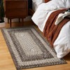 Washable Modern Geometric Bordered Area Rugs for Bedroom Living Room, Soft Non Slip Floor Carpet for Office - 3 of 4